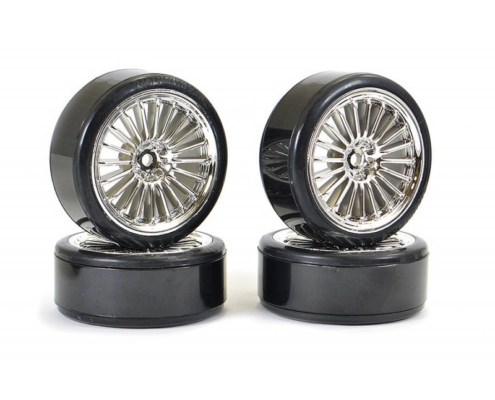 Ruedas Drift Fastrax 1/10 -20 radios cromados (4pcs) FAST0091C