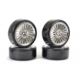 Ruedas Drift Fastrax 1/10 -20 radios cromados (4pcs) FAST0092C