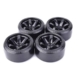 Ruedas Drift 1/10 -6 radios negros (4pcs) DP3017