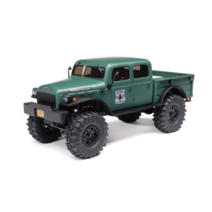 Axial SCX24 Dodge Power Wagon 1/24 4X4 RTR Brushed Rock Crawler (con Batería y cargador) Verde AXI00007T2
