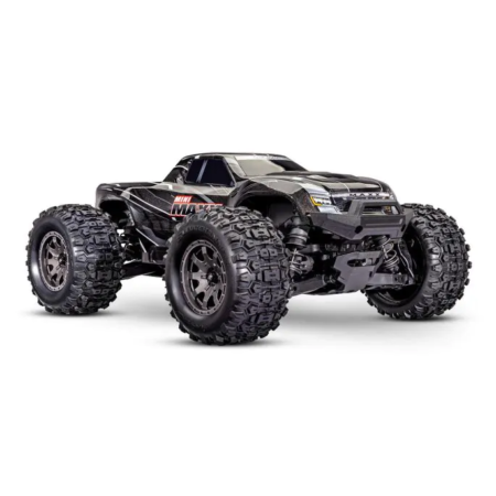 Traxxas mini Maxx BL-2S Brushless 1/12 Negro (con batería y cargador USB) TRX107154-1-BLK