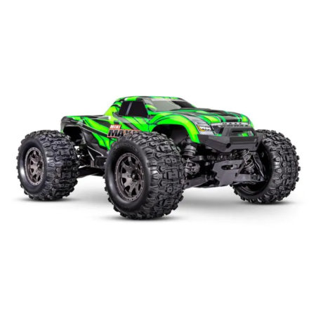 Traxxas mini Maxx BL-2S Brushless 1/12 Verde (con batería y cargador USB) TRX107154-1-GRN