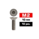 Tornillos M2x10 Ultimate Racing Avellanado (10pcs) UR161210