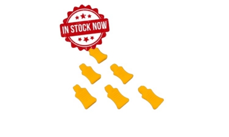 Tiradores de clips de carrocería Absima naranja neón (6pcs) 2440055