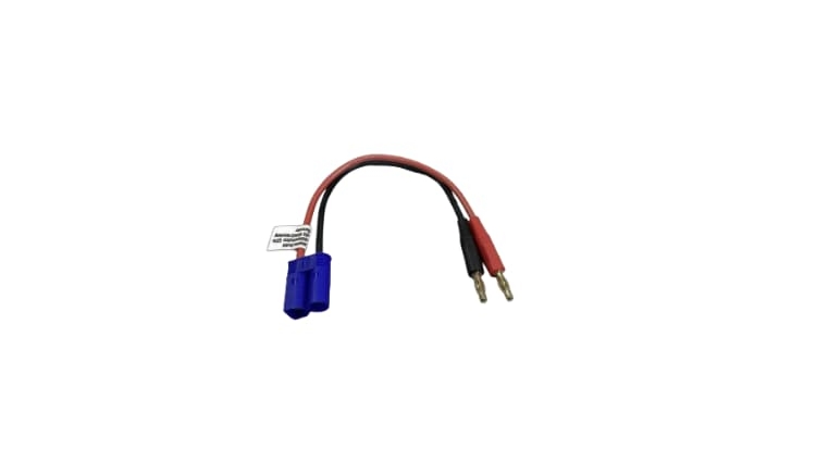 Cable de cargador EC5 15cm 12AWG con bananas (1pc)