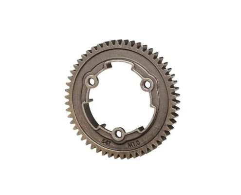 Corona recta, 54 dientes, Traxxas de acero (paso métrico 1,0) TRX6449X
