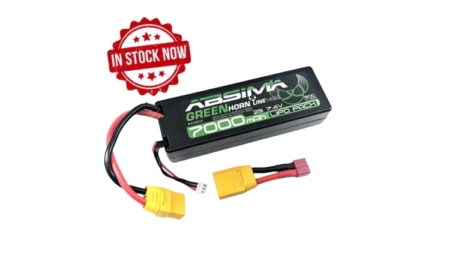 Batería Absima LiPo 2S 7,4V 50C 7000 HardCase Greenhorn Vol.2 XT90/T-Plug 4140019