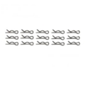 Clips de carrocería Tamiya 6mm (15pcs) 51537