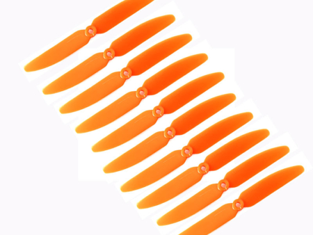Set de Hélices GEMFAN 6045R dos hojas naranja (10pcs)