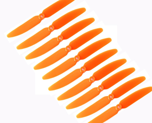 Set de Hélices GEMFAN 6045R dos hojas naranja (10pcs)