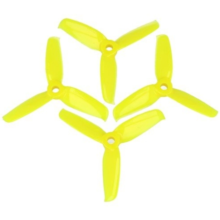 Set de Hélices Gemfan 3052-3 tres hojas amarillas (4pcs) GEM3052
