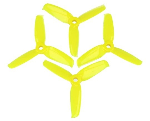 Set de Hélices Gemfan 3052-3 tres hojas amarillas (4pcs) GEM3052