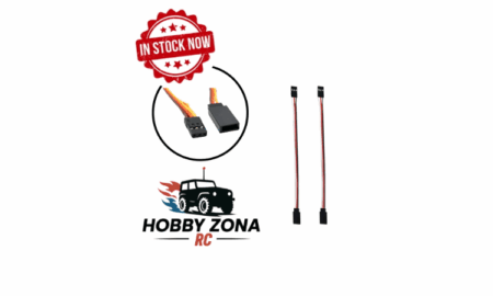 Cable servo de extensión con conector Futaba/JR (10cm) (macho/hembra) (2pcs)