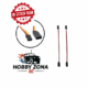 Cable servo de extensión con conector Futaba/JR (10cm) (macho/hembra) (2pcs)