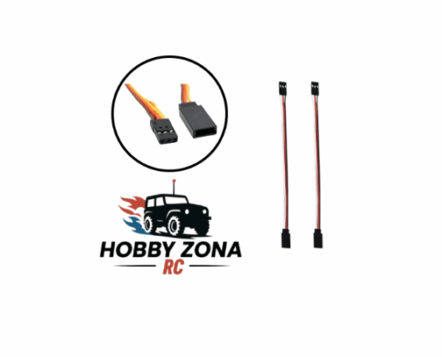Cable servo de extensión con conector Futaba/JR (10cm) (macho/hembra) (2pcs)