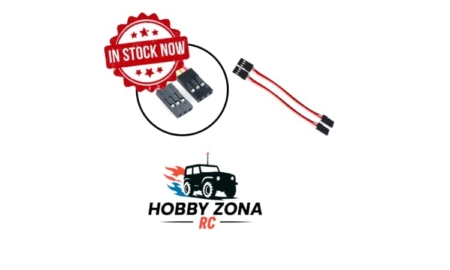 Cable servo de extensión con conector Futaba/JR (15cm)(hembra/hembra) (2pcs)