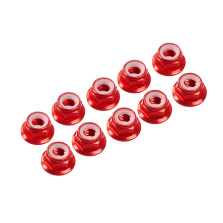 Tuercas autoblocantes de aluminio Ultimate Racing M3 (Rojo) (10pcs) UR1503-R