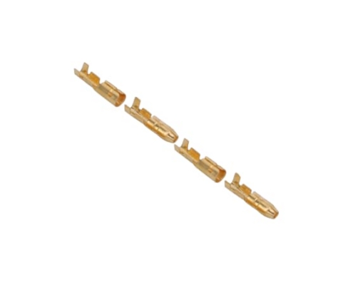 Conector Bala engarzado 4mm (2pares)