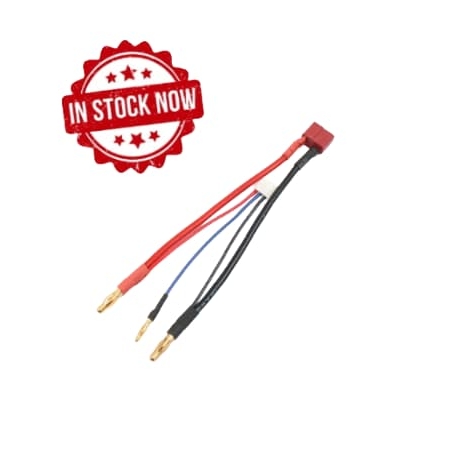 Adaptador de equilibrador Etronix para baterías Lipo 2 con conector Deans/4 mm/2mm ET0282