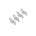 Clips de carrocería Pequeños Fastrax (4pcs) FAST211S