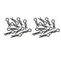 Clips de carrocería HPI pequeños 4mm (negros) (20pcs) HPI-6121
