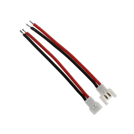 Conector de 2 pines con cable 10cm (1par)