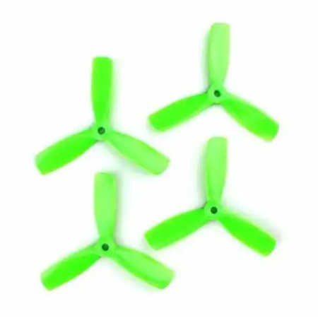 Set de Hélices GEMFAN 5045BN tres hojas verdes (4pcs)