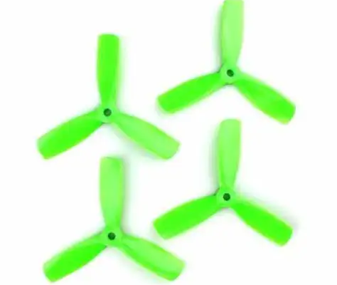 Set de Hélices GEMFAN 5045BN tres hojas verdes (4pcs)