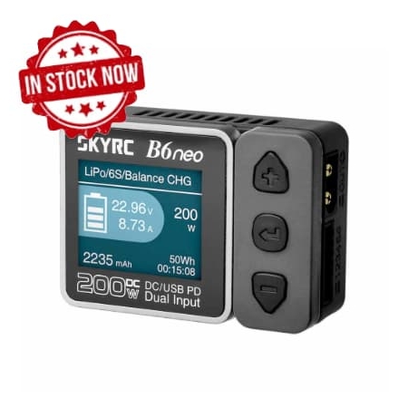 Cargador inteligente SkyRC B6neo (negro y gris) SK100198-02