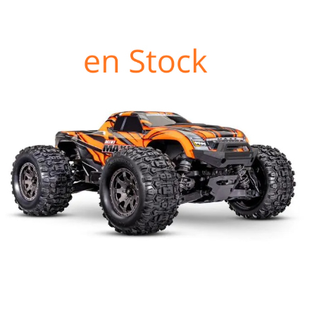 Traxxas mini Maxx BL-2S Brushless 1/12 Naranja (con batería y cargador USB) TRX107154-1-ORNG