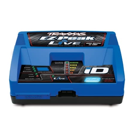 Cargador doble Traxxas EZ-Peak Live de 10 amperios 4S TRX2971