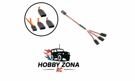 Cable de extensión en paralelo "Y" conector Futaba/JR (3 en 1) 20cm
