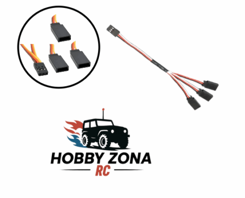 Cable de extensión en paralelo "Y" conector Futaba/JR (3 en 1) 20cm
