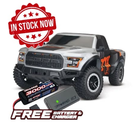 Traxxas Ford Raptor F-150 2WD BL-2S HD 1/10 (Con Batería y Cargador USB) RTR TRX58394-4FOX
