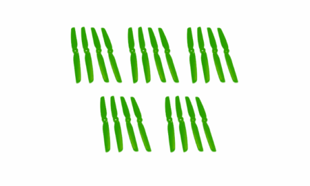 Set de Hélices Gemfan 6030 dos hojas verdes (20pcs) GEM4