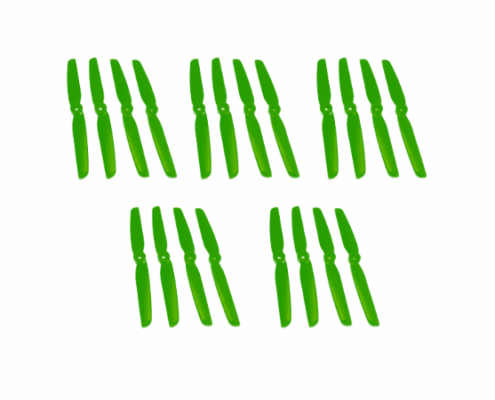 Set de Hélices Gemfan 6030 dos hojas verdes (20pcs) GEM4
