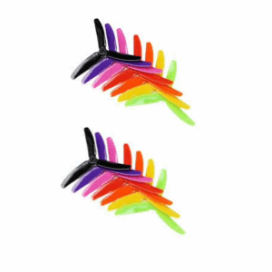 Set de Hélices KingKong 5x4x3 tres hojas multicolor (14pcs)