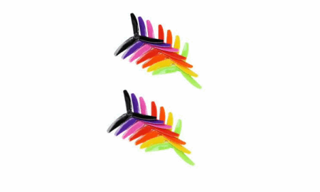 Set de Hélices KingKong 5x4x3 tres hojas multicolor (14pcs)