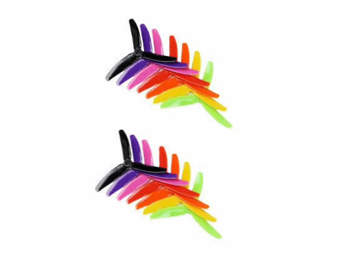 Set de Hélices KingKong 5x4x3 tres hojas multicolor (14pcs)