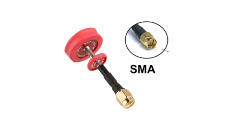 Antena FPV Omnidireccional PAGODA 5.8GHz 50 mm altura SMA