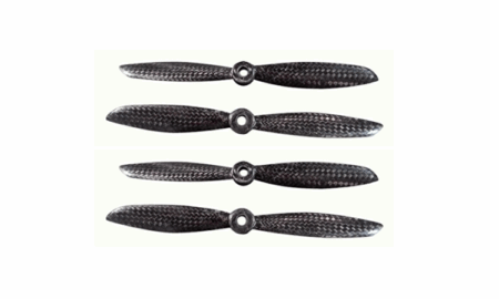 Hélices de carbono 6x4,5 bipala (4pcs)