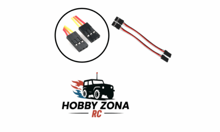 Cable de extensión con conector Futaba/JR (15cm)(hembra/hembra) (2pcs)
