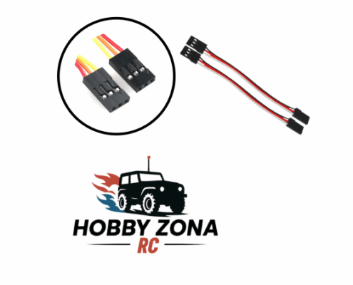 Cable de extensión con conector Futaba/JR (15cm)(hembra/hembra) (2pcs)