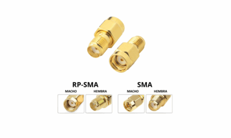 Conector SMA (hembra) RP-SMA (macho) (2pc)