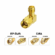 Conector SMA (hembra) RP-SMA (macho) 90º (1pc)
