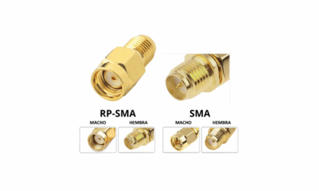 Conector SMA (macho) RP-SMA (hembra) (1pc)