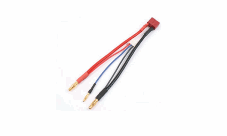 Adaptador de equilibrador Etronix para baterías Lipo 2 con conector Deans/4 mm/2mm ET0282