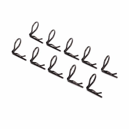 Clips de carrocería Traxxas Pequeños en 90º (Negro) (10pcs) TRX3935A