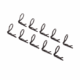 Clips de carrocería Traxxas Pequeños en 90º (Negro) (10pcs) TRX3935A