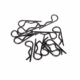 Clips de carrocería Traxxas Pequeños (Negro) (12pcs) TRX1834A